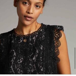 Anthropologie Eri + Ali Lace Women's Top